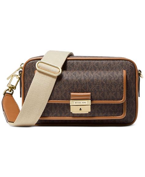 Michael Kors Bradshaw Medium Pocket Camera Crossbody .